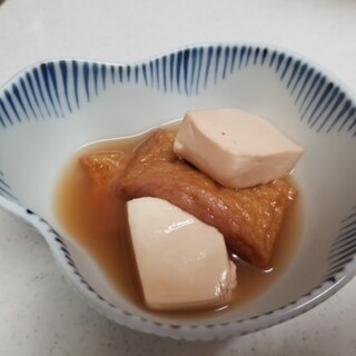 簡単★豆腐と天ぷらの煮物